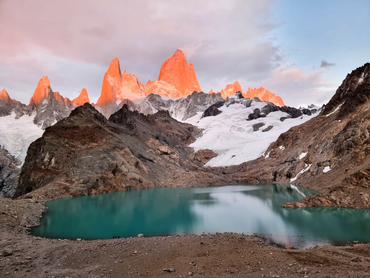 coucher de soleil fitz roy