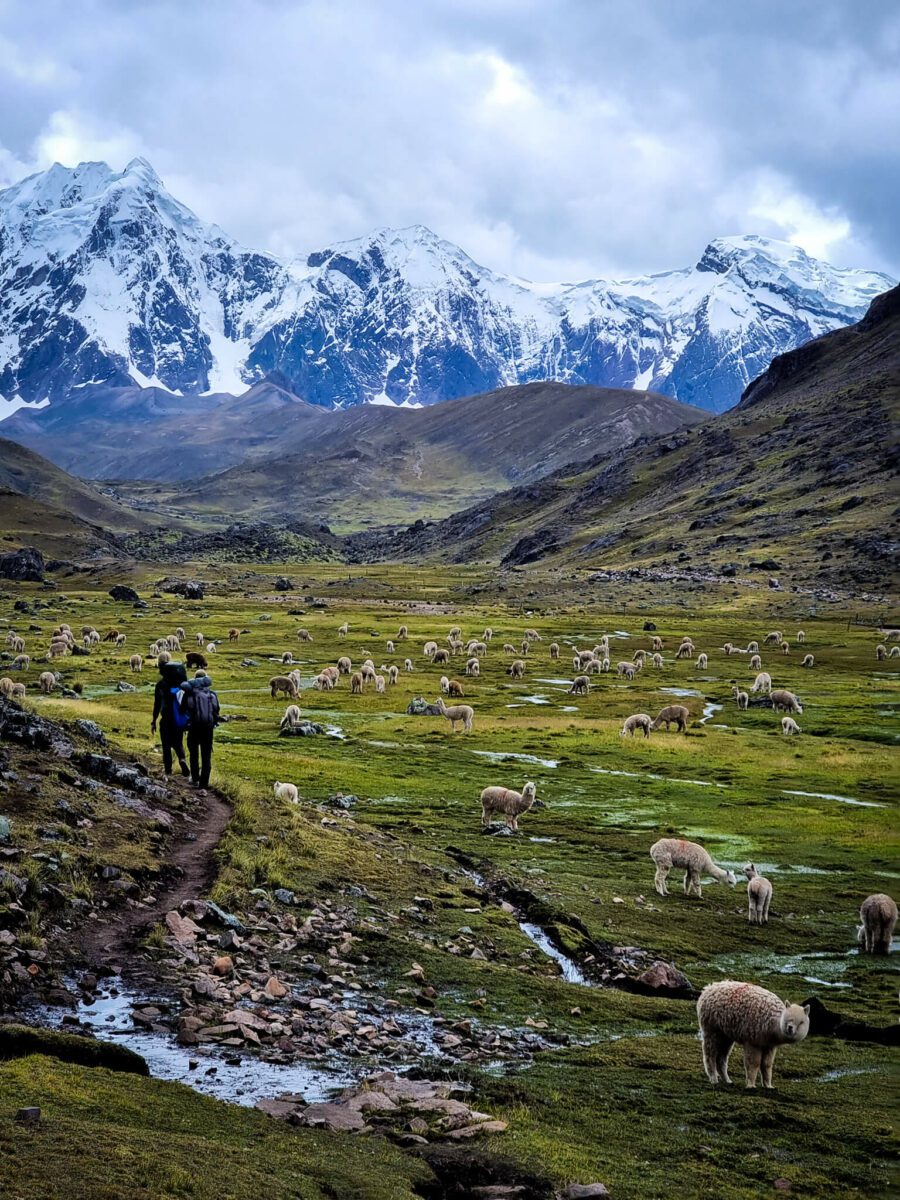 trek de l'ausangate en autonomie