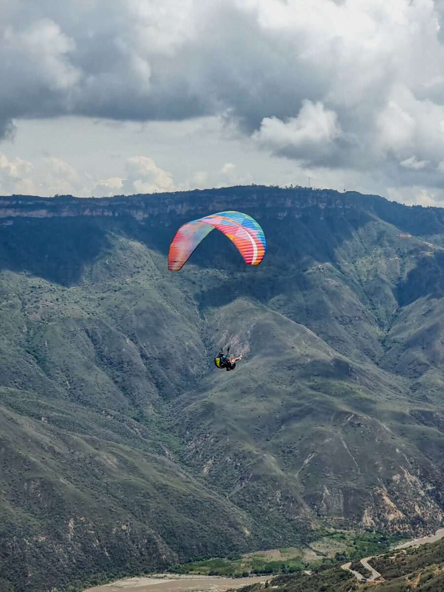 où faire du parapente en colombie