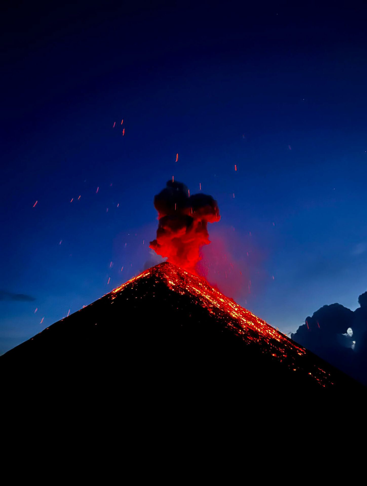 éruption fuego guatemala