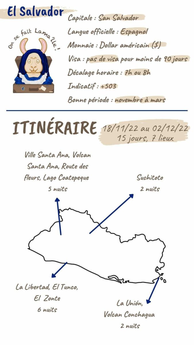 itinéraire salvador