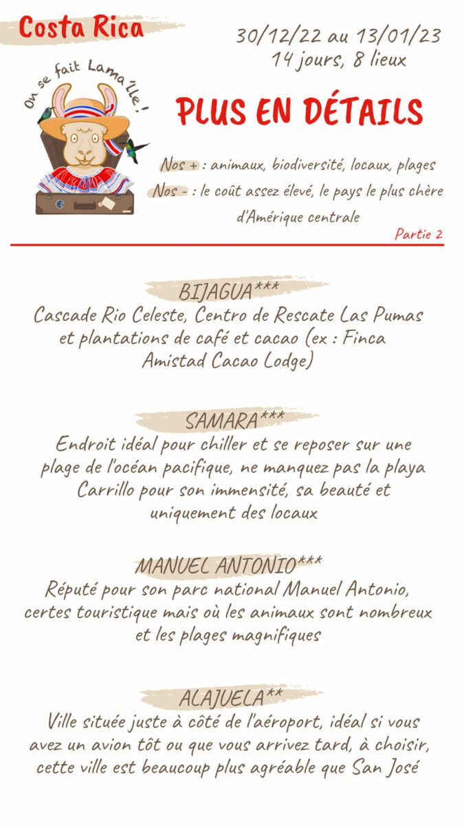 que faire au costa rica ?