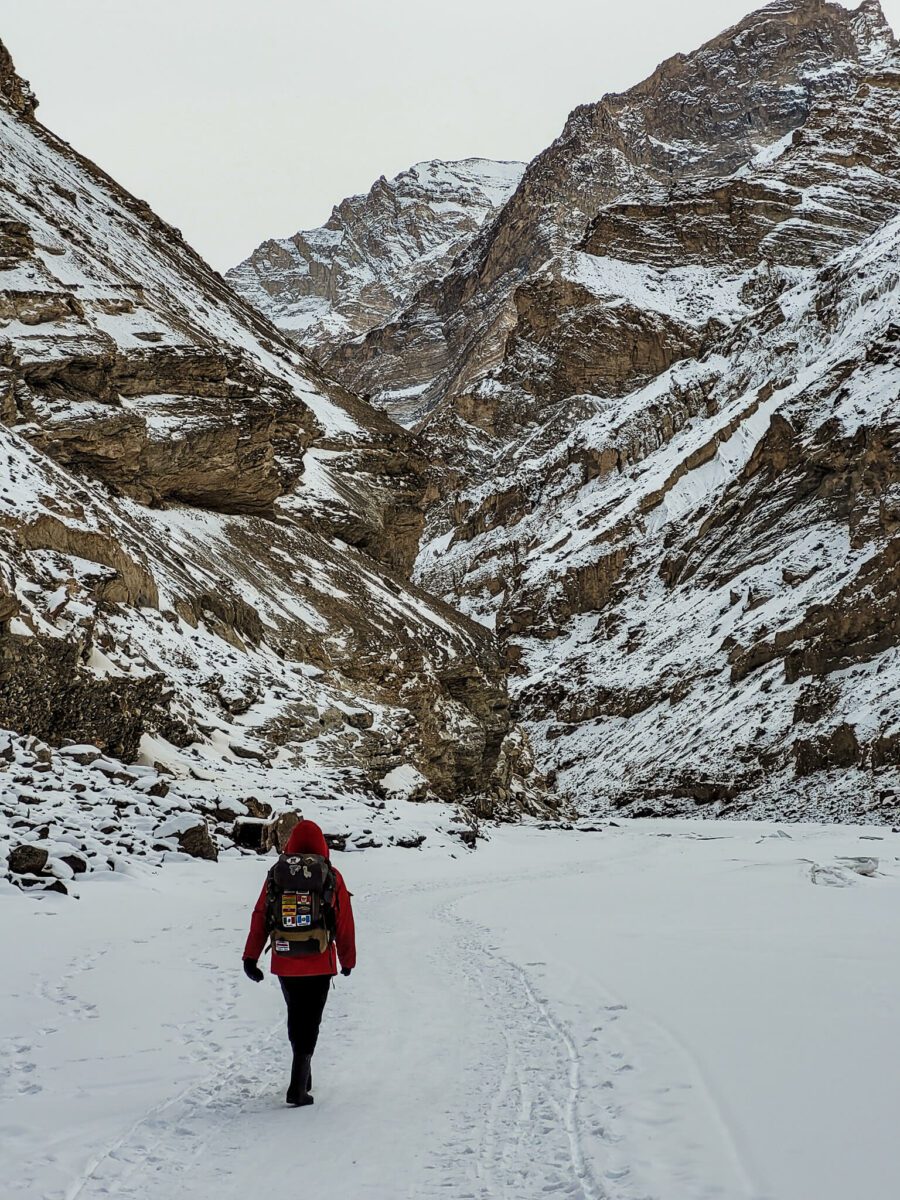 rivière gelée du zanskar