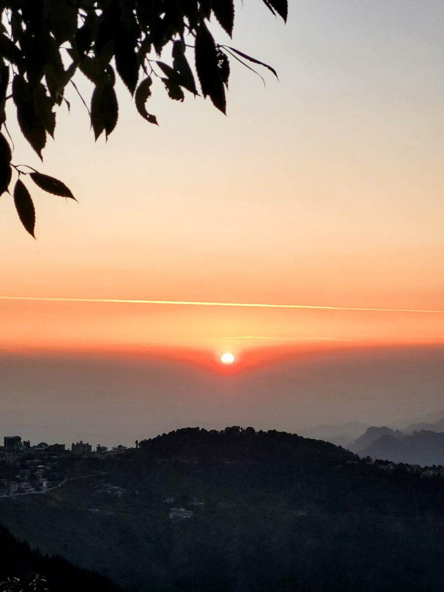 coucher de soleil inde