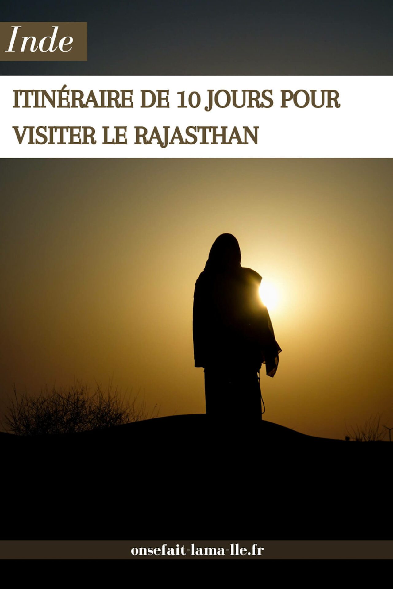 itinéraire au Rajasthan