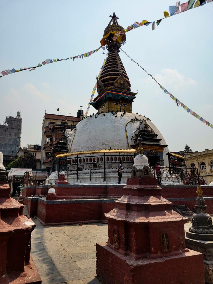 stupa à katmandou au nepal