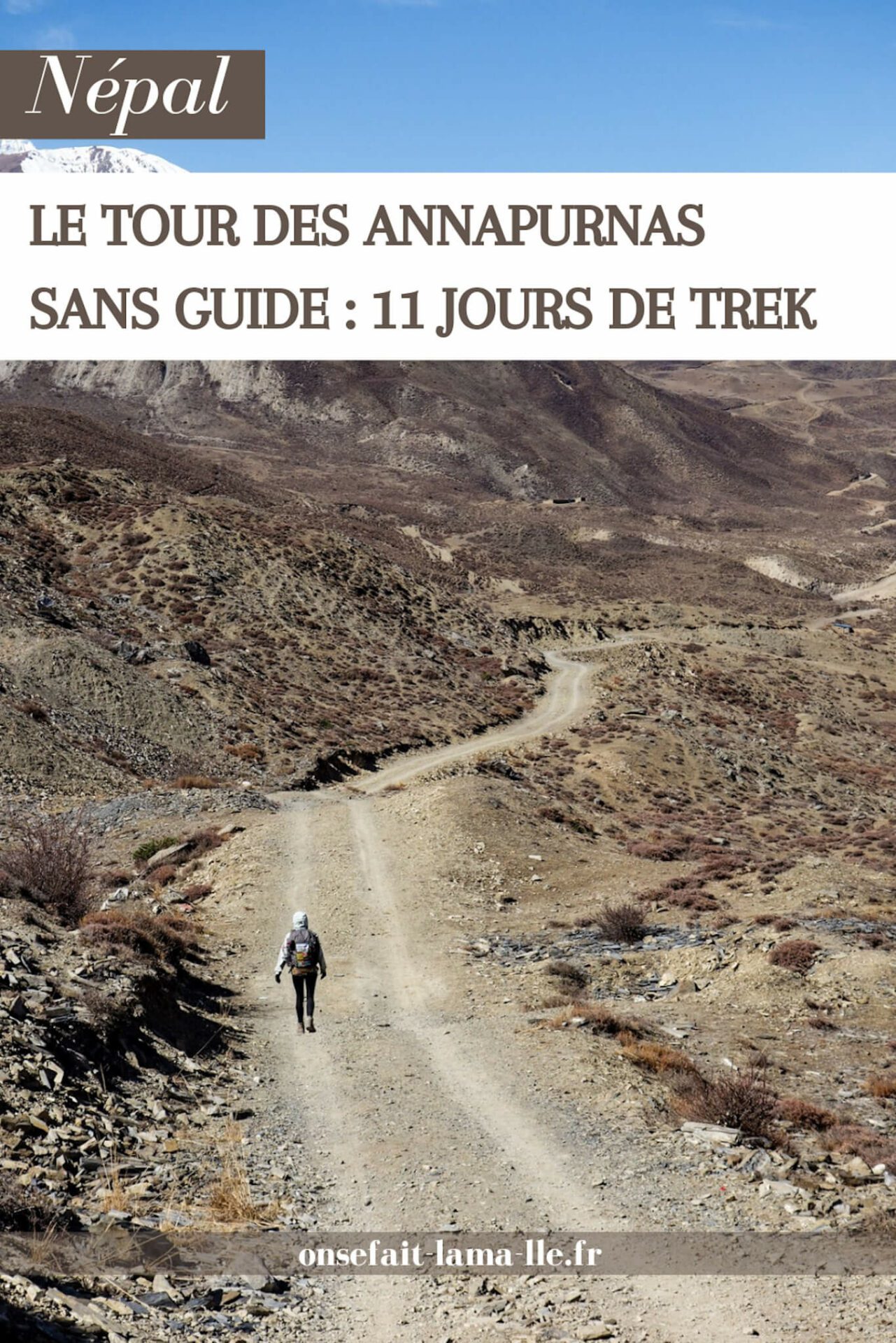 tour des annapurnas sans guide
