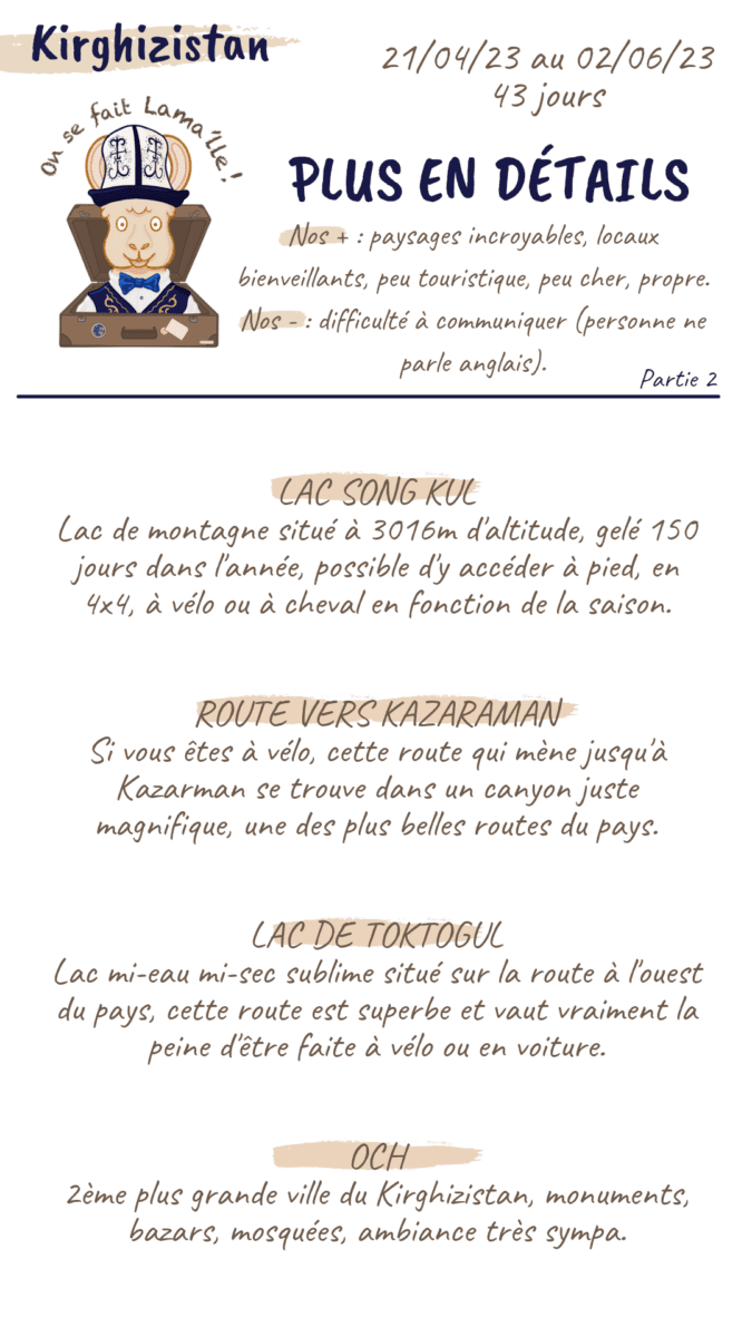 que faire au kirghizistan