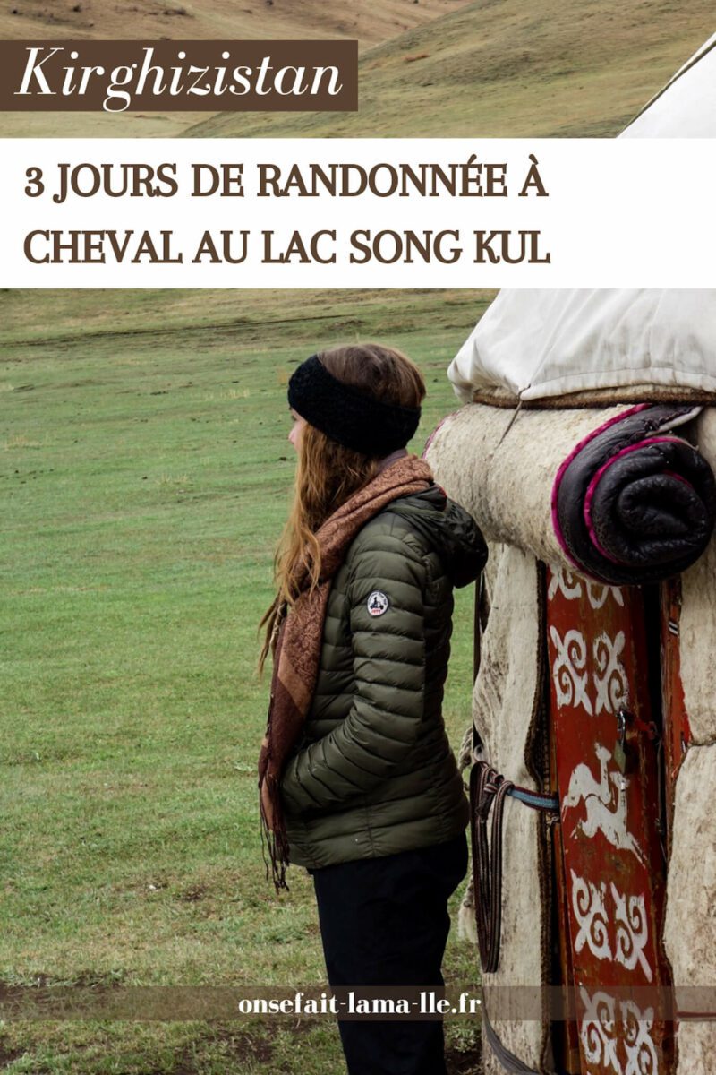 randonnée à cheval au lac song kul