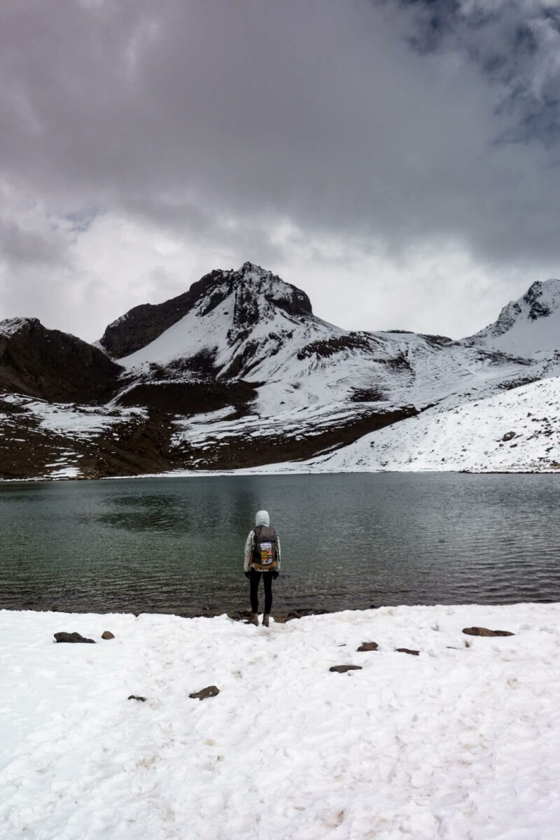 tour des annapurnas ice lake