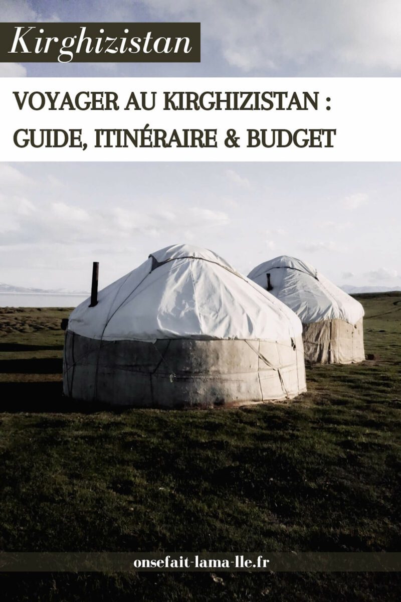 budget pour voyager au kirghizistan