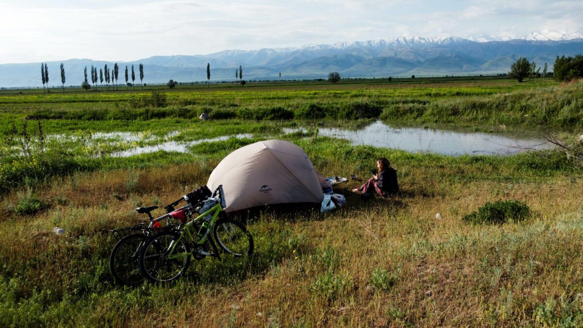 voyager à vélo au kirghizistan