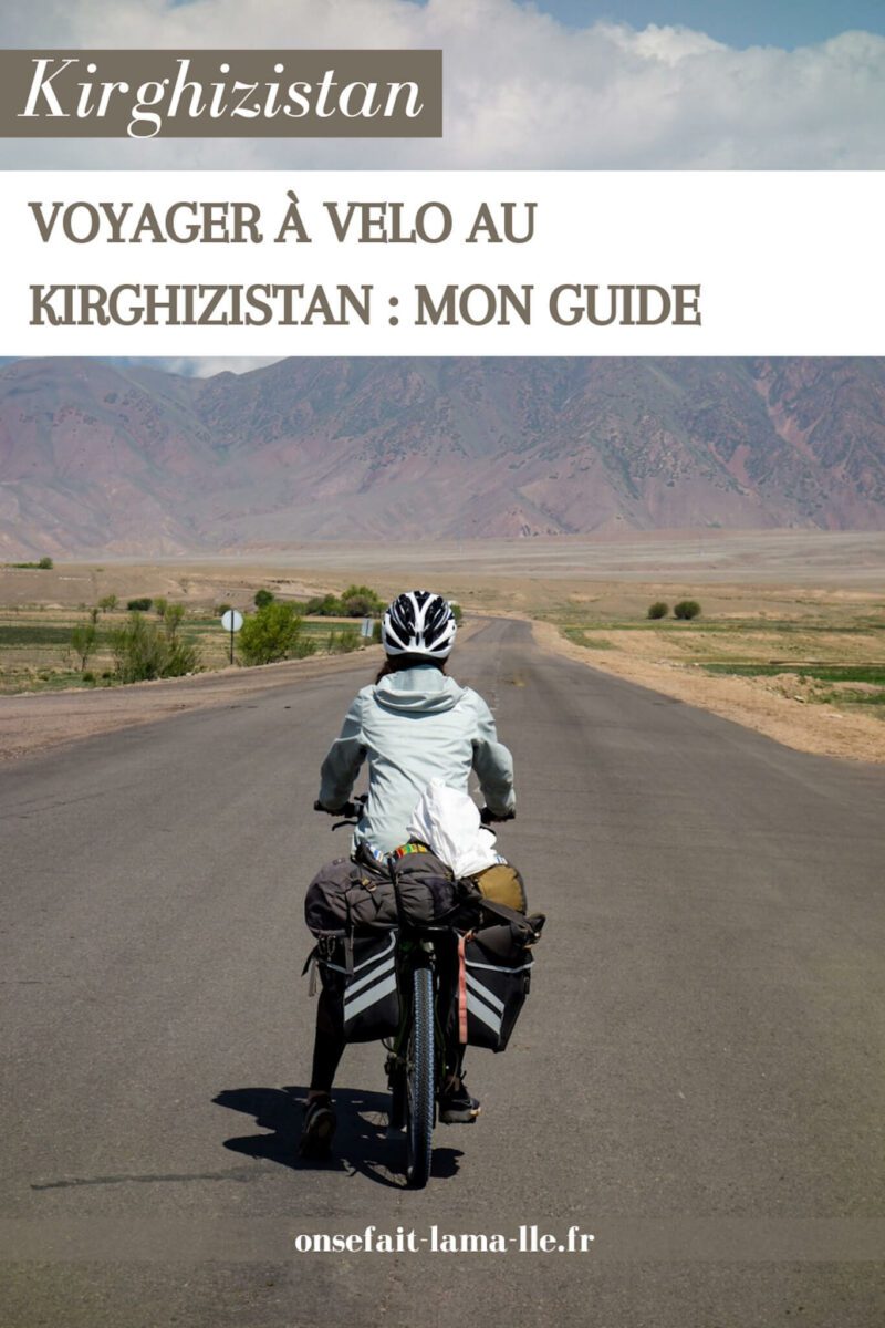 itinéraire à vélo au Kirghizistan