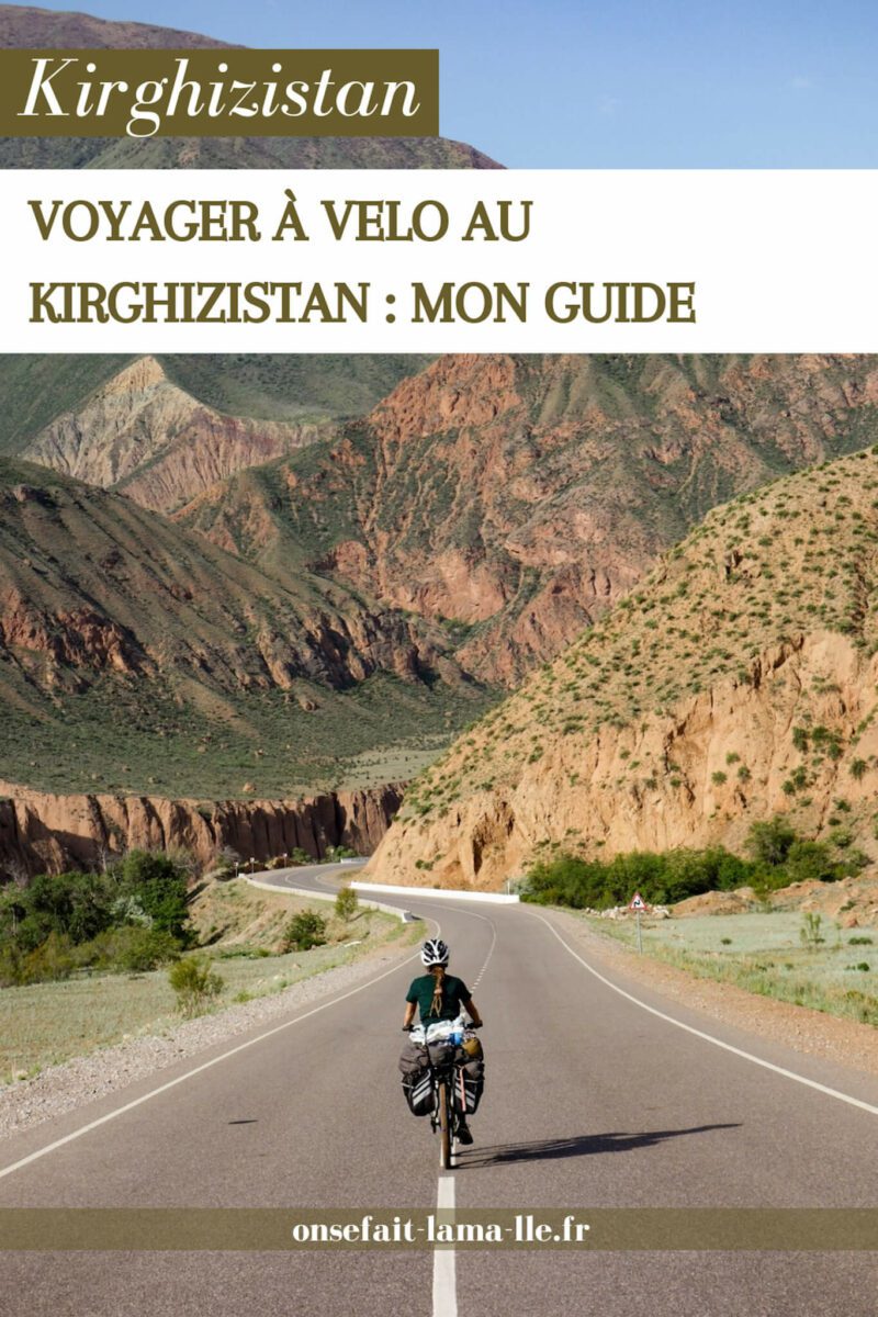 voyager à vélo au Kirghizistan