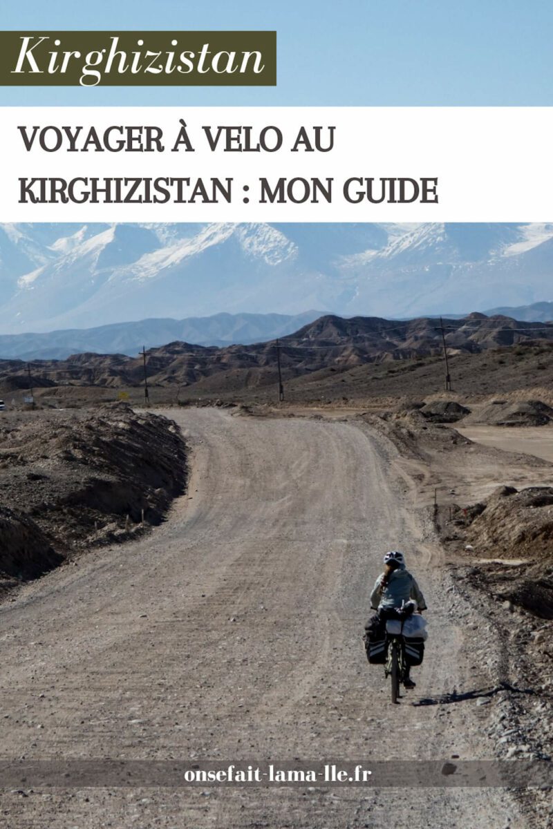 voyager à vélo au Kirghizistan