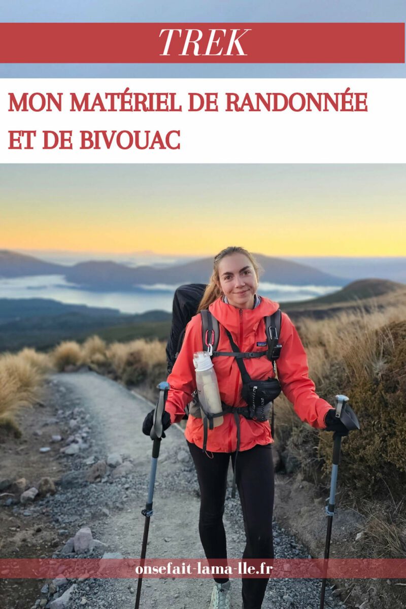 matériel de randonnée et de bivouac