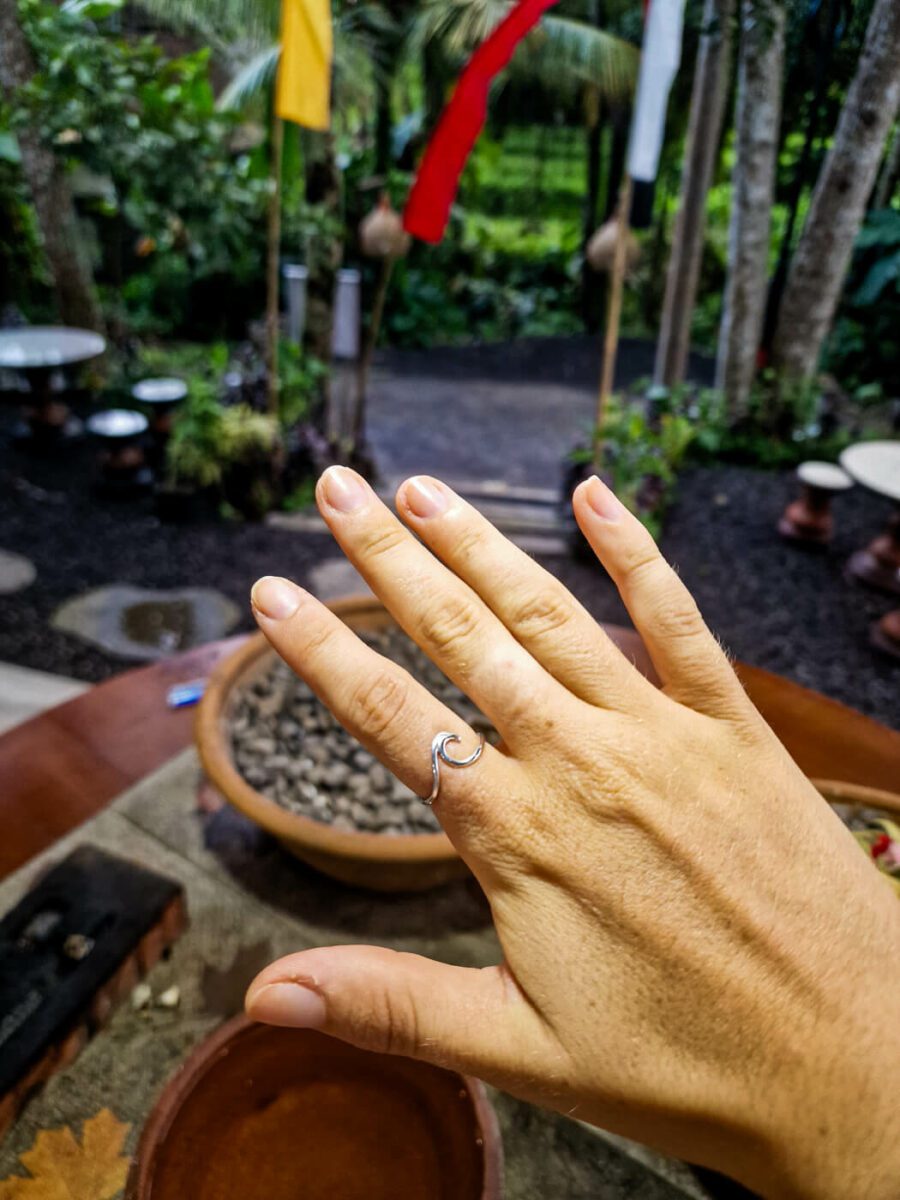 bijou argent bali