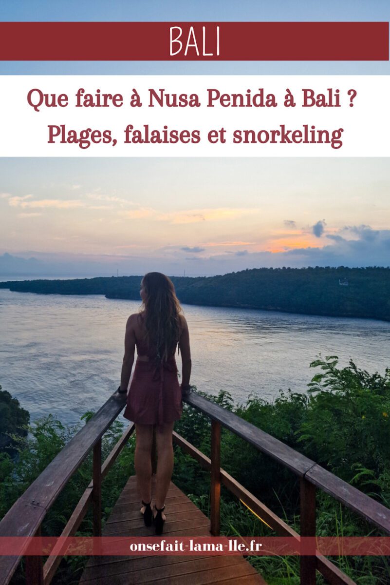 que faire à nusa penida