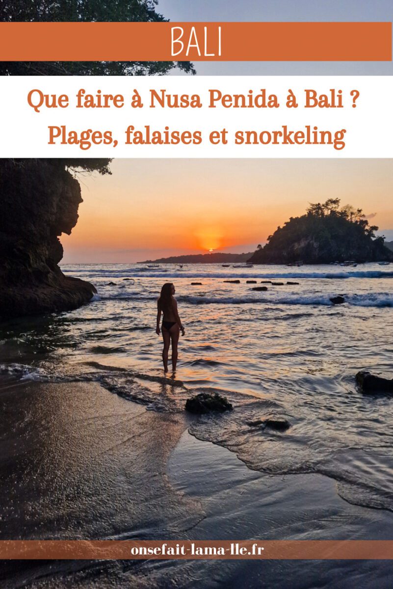 que faire à nusa penida