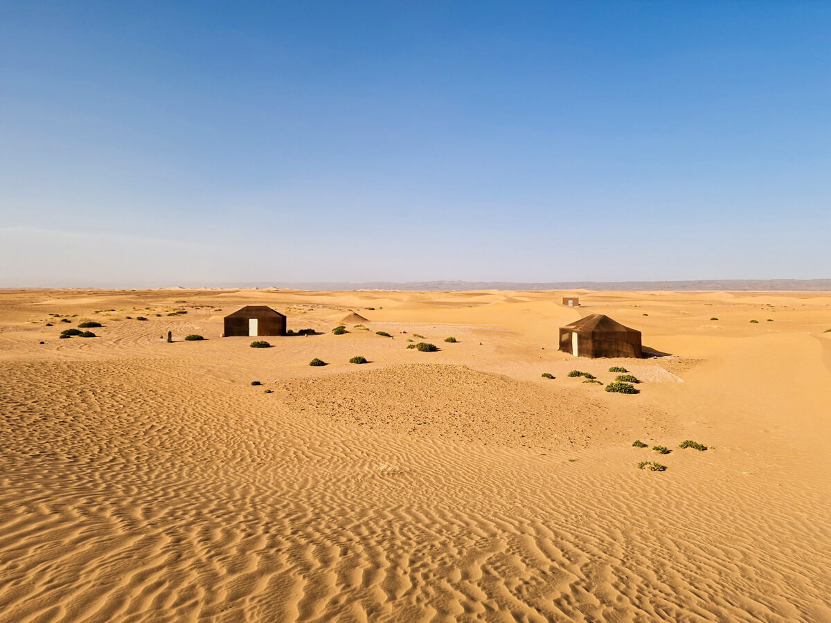 campement desert du sahara maroc