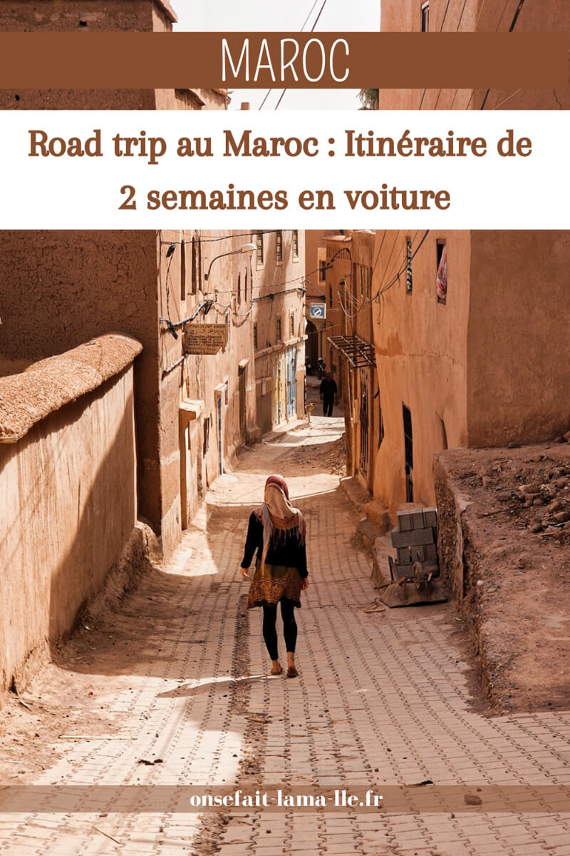 road trip au maroc
