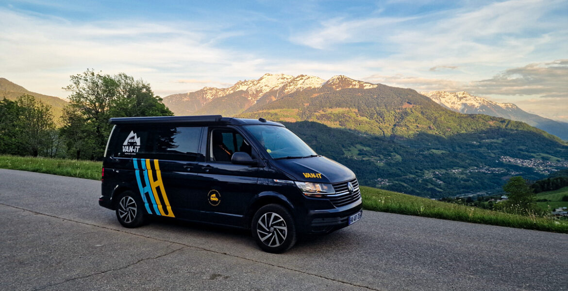 road trip en van dans les alpes