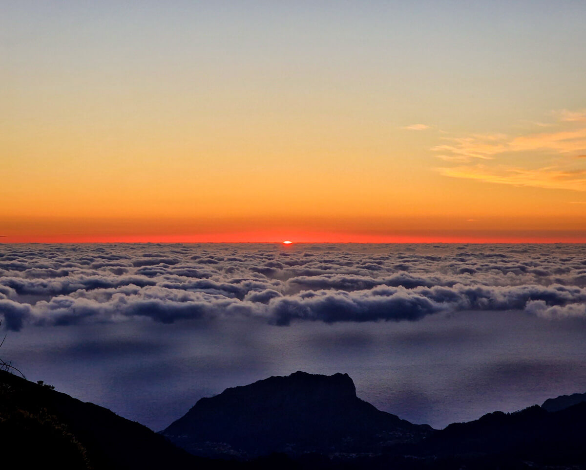 lever de soleil pico do arieiro