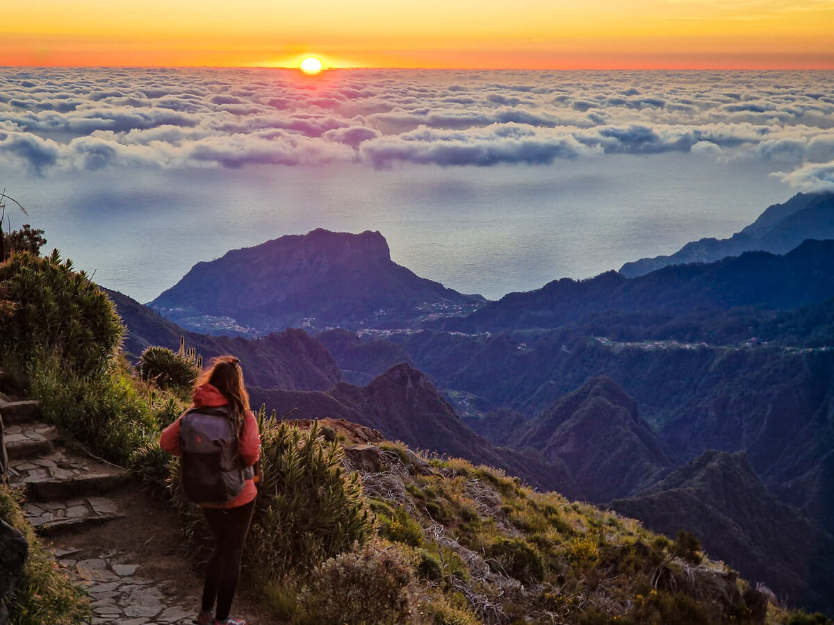 lever de soleil pico do arieiro