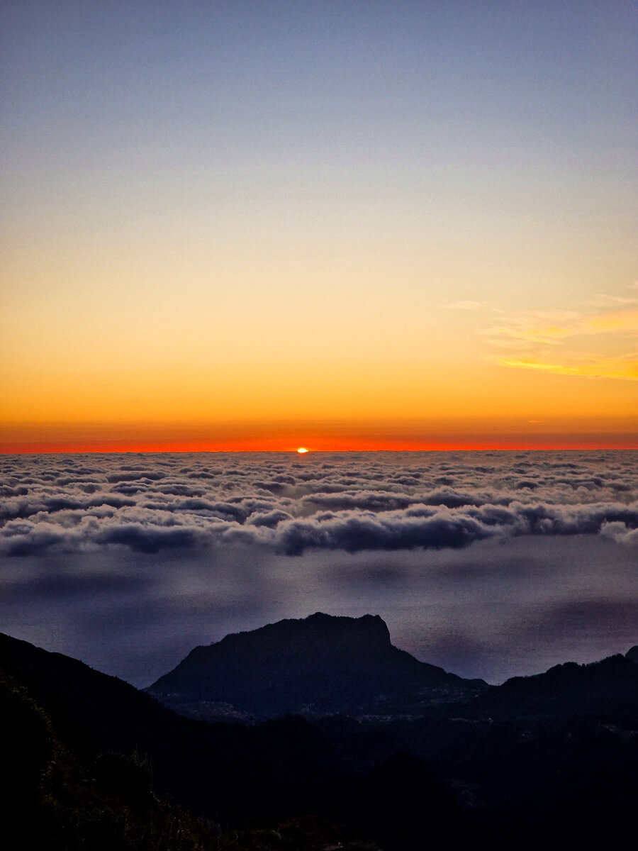 lever de soleil pico do aireiro