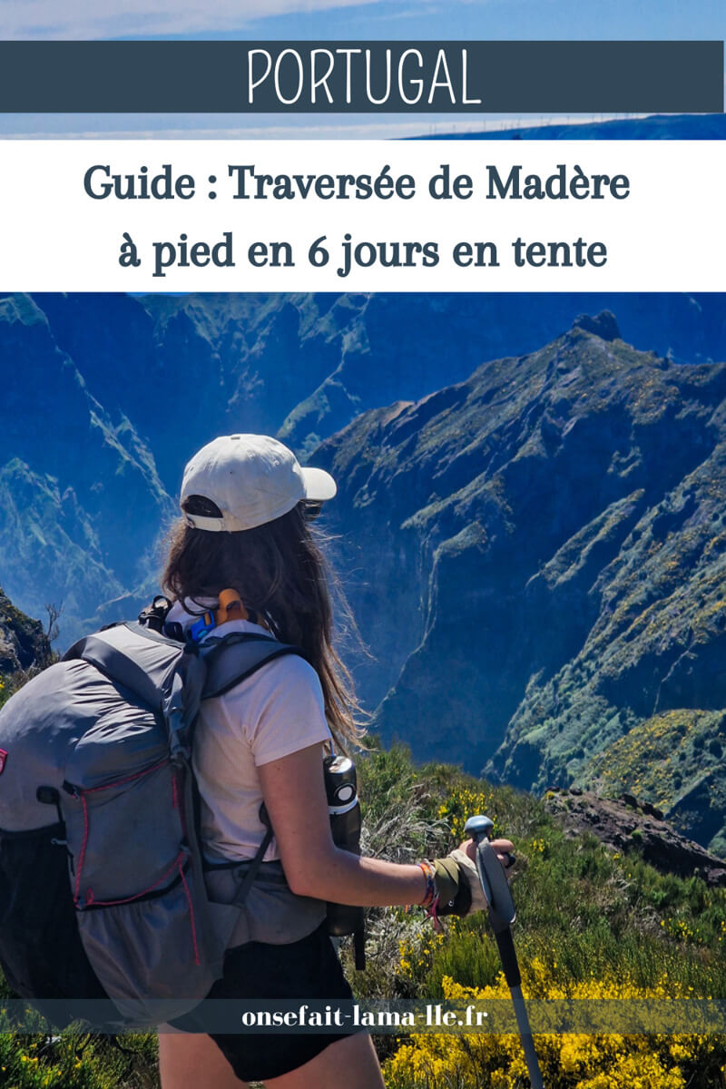 Traversée de Madère à pied