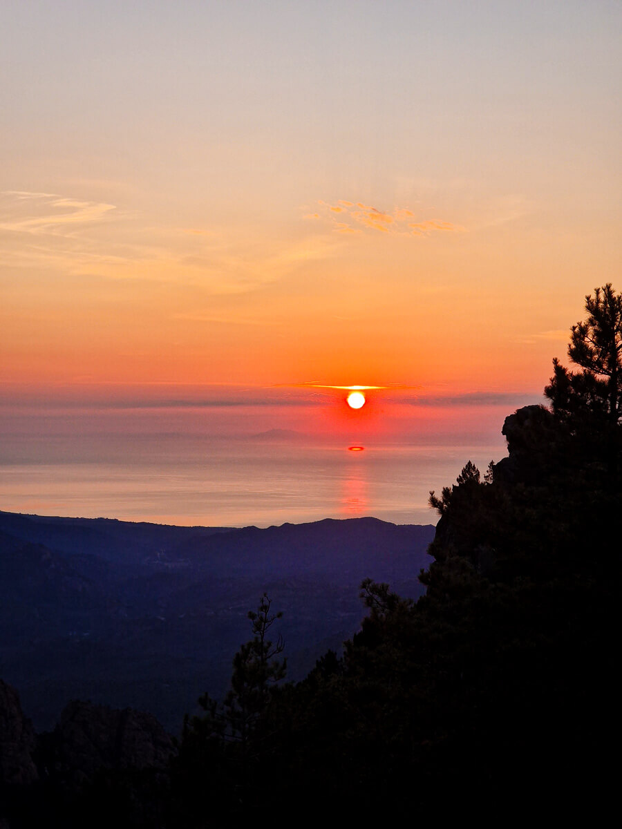 lever de soleil paliri GR20