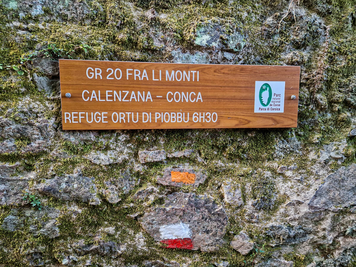 GR20 itineraire