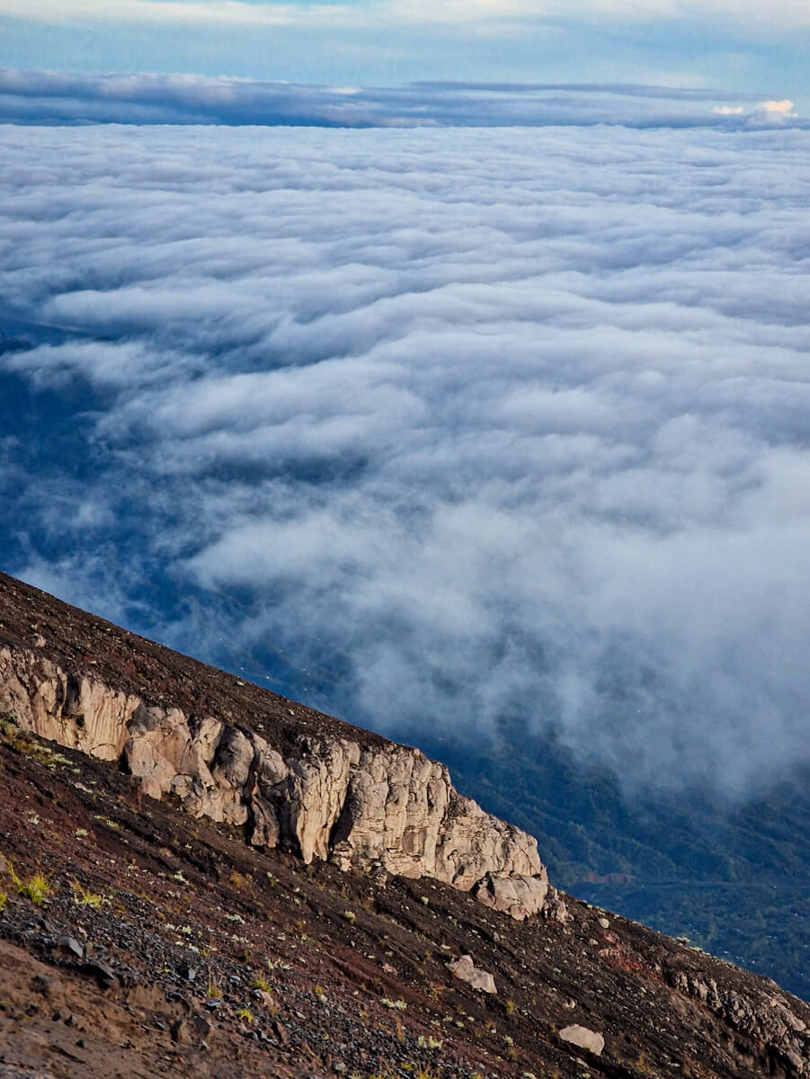 ascension du mont agung à bali