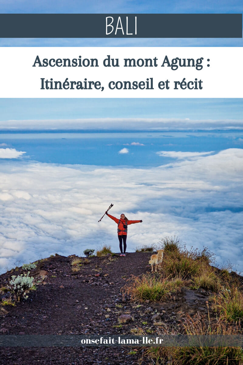 ascension du mont agung à bali