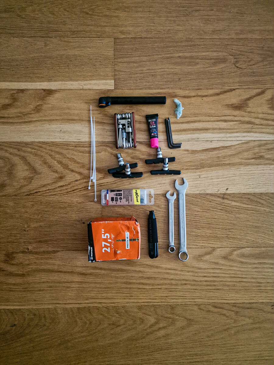 materiel voyage à vélo