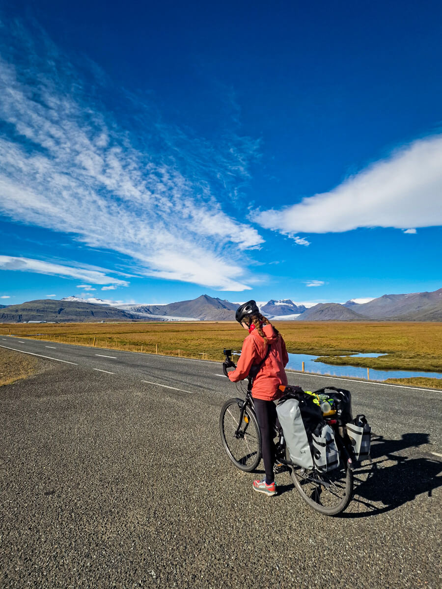 voyage à vélo en islande