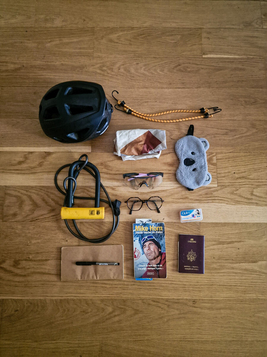 matériel voyage à vélo